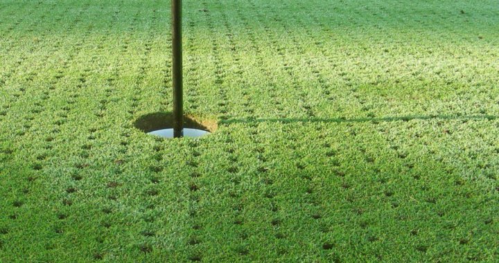 Carottage Sablage des Greens Avril 2020